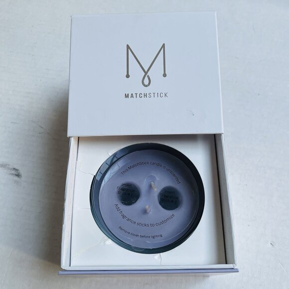 MatchStick Create Your Candle Unscented Purple Mist Soy Candle - Picture 1 of 6